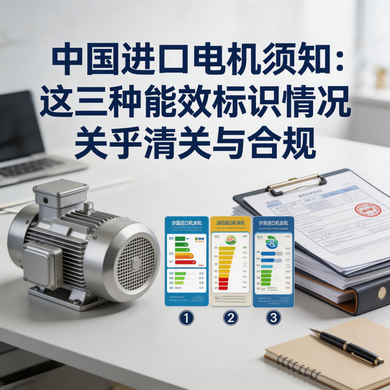 中國進口電機須知：這三種能效標識情況關乎清關與合規
