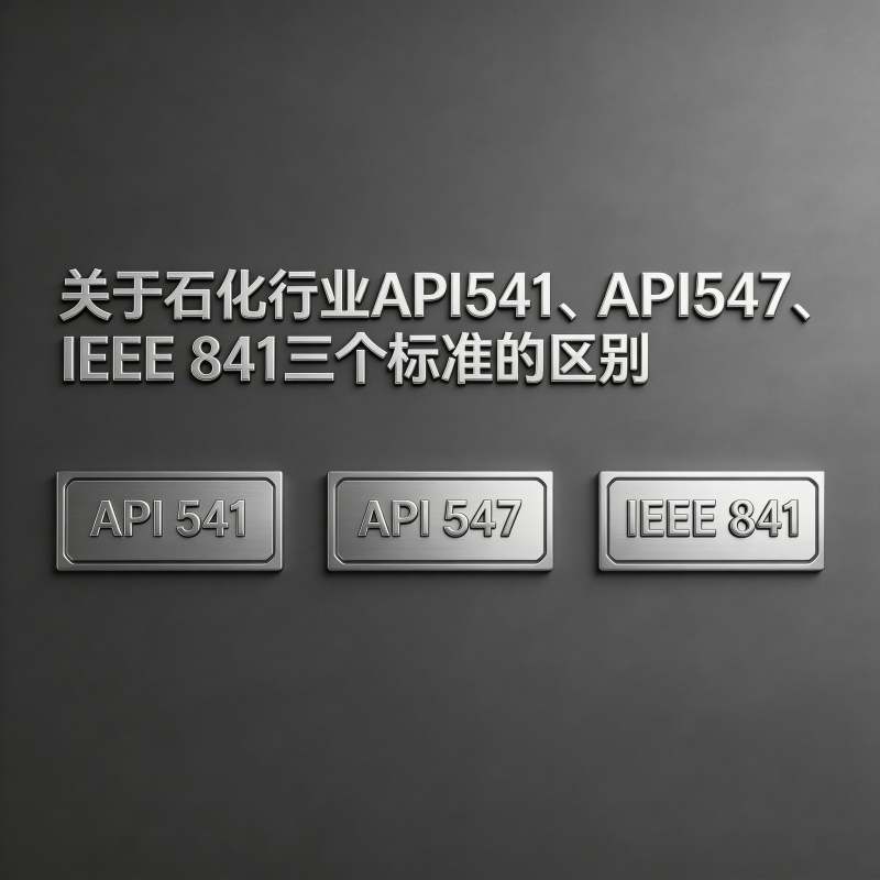 關于石化行業API 541、API547、IEEE 841三個標準