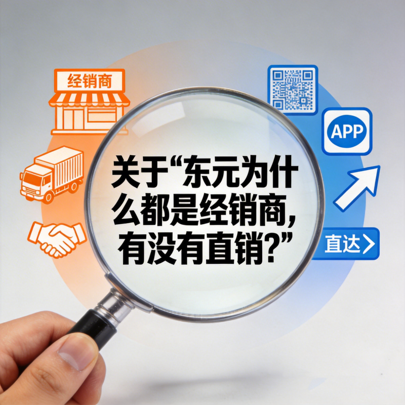 關于&ldquo;東元為什么都是經銷商，有沒有直銷？&rdquo;