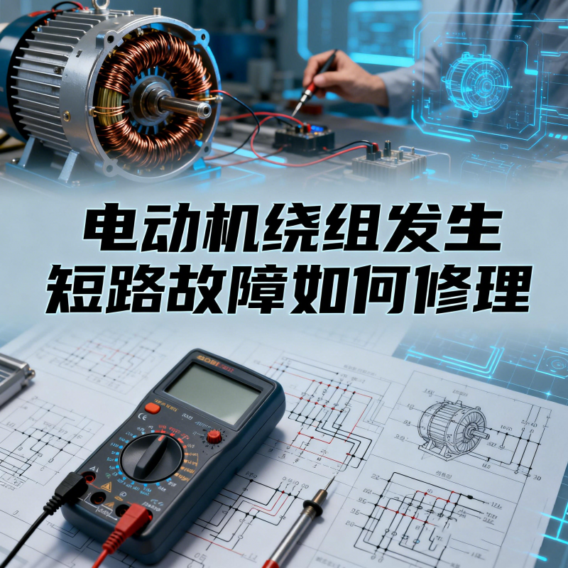 電動機繞組發生短路故障如何修理