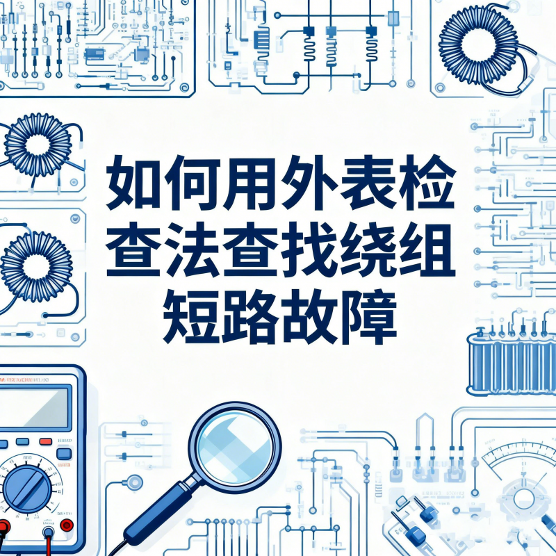 如何用外表檢查法查找繞組短路故障